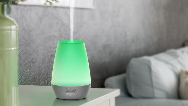 Mynt Essential Oil Diffuser with 7 LEDs | $13 | Amazon | Use code MYNT3173